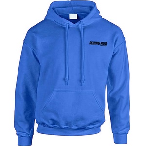 Sweatshirts à capuche en coton avec broderie personnalisée pour hommes PULLOVER Sweatshirts en coton polyester vierge sublimé Sweat à capuche uni imprimé - Product Image 2