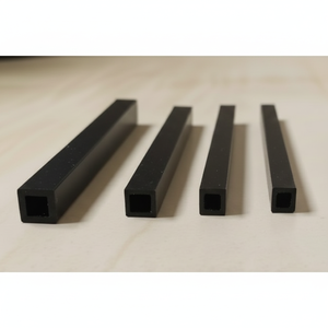 Heavy Duty PVC Square Hollow <b>Profile</b> Black <b>Plastic</b> Tube for Industrial Fabrication and Furniture Making - Product Image 2