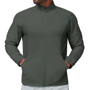 Conjunto Deportivo para Hombre al por Mayor, de Secado Rápido, Ajuste Ceñido, Chaqueta y Pantalones Deportivos Cómodos, MOQ Bajo, Atuendo Casual de Primavera - Product Image 4