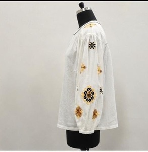 Blusa de bordado de calidad de exportación con diseño elegante y cómodo para mujer, ideal para eventos y uso diario, disponible para venta en línea. - Product Image 3
