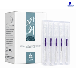 Agujas de Acupuntura K-Star KTN50 Tony, Paquete de 100 Unidades en Tubo Individual, 0.25x50mm, Agujas Desechables Estériles - Product Image 4