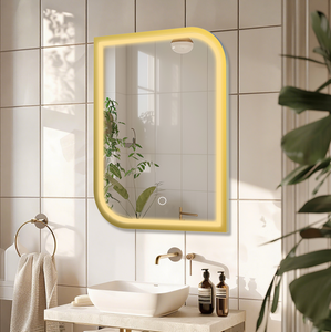 Miroir de salle de bain moderne à LED rétroéclairé Daystar Trade avec capteur tactile, miroir décoratif mural - Product Image 4