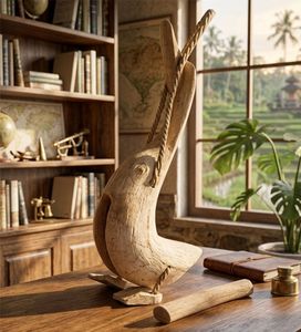 Tambour en bambou artisanal SLIT DRUM DUCK - Product Image 3