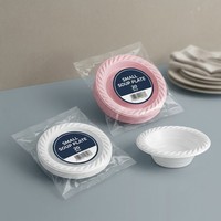 Bol en plastique PP jetable de 500 ml (16 oz), écologique et durable, pour les fêtes, blanc, 11,8 cm, pour le petit-déjeuner/la soupe/les fruits, récipient alimentaire