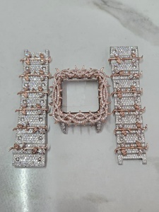 VVS Miyota Moissanite นาฬิกากลไกอัตโนมัติ, นาฬิกาคริสตัลแซฟไฟร์สำรองออกแบบตามต้องการ - Product Image 1