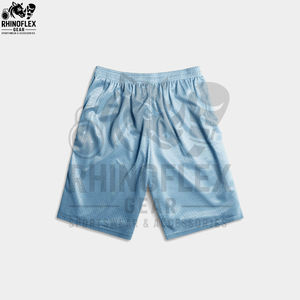 Nouveaux shorts décontractés pour hommes en maille, coupe ajustée, respirants, séchage rapide, légers, taille élastique, haute qualité, pour la gym, le sport et la course à pied - Product Image 2