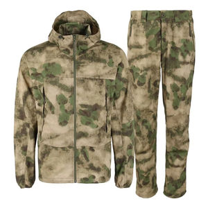Trajes de Caza Personalizados Impermeables, Resistentes al Viento y Transpirables, de Lona 100% Poliéster, Antiestáticos, Anti-UV, con Estampado de Camuflaje, para Caza de Invierno - Product Image 1