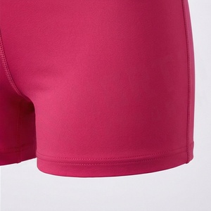 Women's 2 Piece Sporty Set Short Sleeve <b>Crop</b> <b>Top</b> and Above Knee Shorts Solid <b>Pink</b> Knitted Breathable Activewear - Product Image 6
