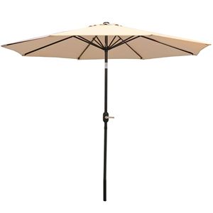 Ombrellone da Giardino in Alluminio da 2,7 m con Manovella e Funzione di Inclinazione - Product Image 1