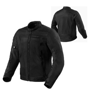 CE Approved Polyester Cordura Motorcycle <b>Racing</b> <b>Jacket</b> with Stand Collar Pattern Front Logo-Best Design for Motorbike Riding - Product Image 1