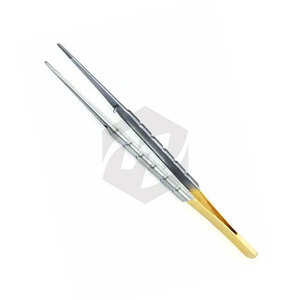 Pinza de sutura Castroviejo micro dorada de acero inoxidable para cirugía menor, instrumento quirúrgico dental y oftalmológico - Product Image 1