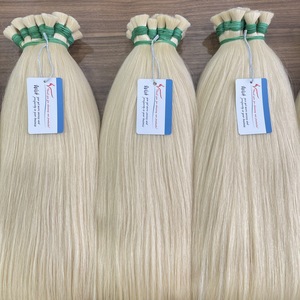 Vente flash : Cheveux humains vietnamiens en vrac, cheveux humains décolorés, super soyeux, sans nœuds, grand stock - Product Image 6