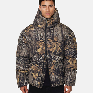 Puffer <b>Jacket</b> Hombre Polyester Filled Lightweight Lapel Collar Quilting Men's Street Wear Puffer <b>Winter</b> <b>Jackets</b> - Product Image 3