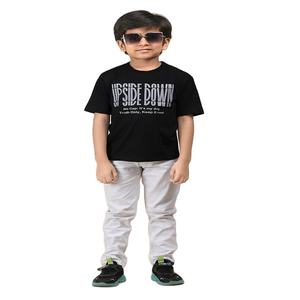 T-shirt à col rond 100% coton pour garçon de Boutique Clothing Vêtements décontractés dans différentes méthodes d'impression Vente en gros - Product Image 1