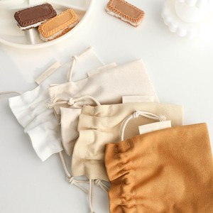Plain Polyester/Cotton Drawstring Bags Eco Friendly Woven Muslin Pouches Water Resistant Durable for Storage and Gift Packaging - Product Image 4