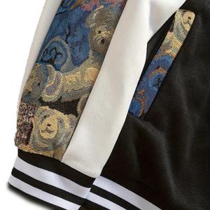 2025 personnalisé Chenille brodé hommes laine veste Vintage College Varsity Style avec support hiver caractéristiques - Product Image 5