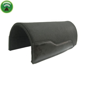หรูหราสีดำรู้สึก PU โฟมขี่ม้าอานแผ่น - Product Image 1