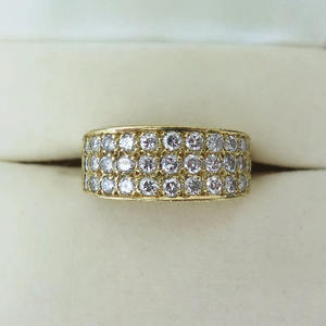 Anillo de Compromiso y Boda de Plata de Ley 925 con Tres Hileras de Diamantes Moissanite Estilo Vintage, Joyería Hip Hop, Regalo para Hombre - Product Image 6