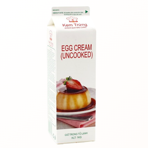 Mejor Fabricante Mayorista de Crema Vegetal de Vainilla para Repostería, Crema de Huevo sin Cocinar 1KG, Servicio HALAL OEM/ODM, Buen Precio - Product Image 1