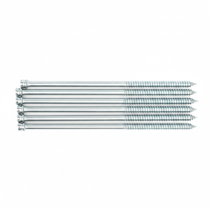 <b>Double</b> <b>Ended</b> Metric/Inch Wood <b>Screws</b> M6-M12 Diameter Slotted Head Partial Thread Class 4.8 6.8 Zinc Plated Carbon Steel DIN PDC - Product Image 1
