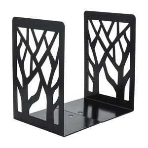Porte-livres en métal découpé au laser, support de livres personnalisé pour la décoration de la maison, le bureau, la bibliothèque, le bureau - Product Image 4