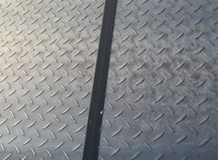 Placa de Acero al Carbono Cuadriculada A36 Q235B Antideslizante de Alta Calidad, Lámina Repujada para Material de Construcción
