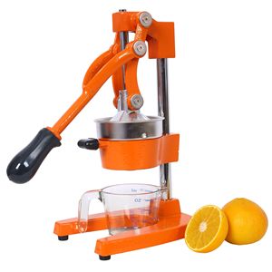 Presse-agrumes manuelle extra-large en fonte de qualité commerciale, robuste, pour comptoir, pour oranges fraîches - Product Image 1