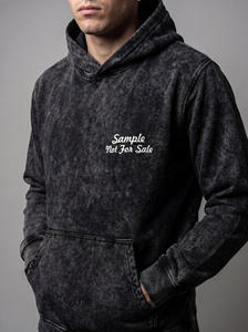 Mens Vintage Acid Wash Pullover Hoodie Oversized Motivational Graphic <b>Back</b> Print Streetwear Hooded Sweatshirt - Product Image 4