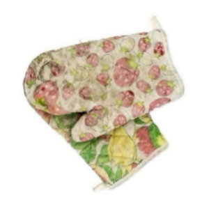 Maniques de four classiques 100 % coton biologique, motif imprimé personnalisé, résistantes à la chaleur, lavables, compatibles lave-vaisselle, écologiques - Product Image 3