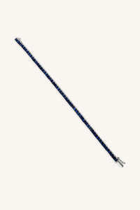 Pulsera de Zafiro Azul en Plata de Ley 92.5 KLSB-20626 - Product Image 4