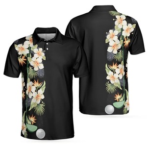 เสื้อโปโลแขนสั้นผู้ชาย ลายพิมพ์ศิลปะนามธรรม ระบายอากาศได้ดี สวมใส่สบาย ผลิตจากผ้าโพลีเอสเตอร์ทอ 100% - Product Image 2