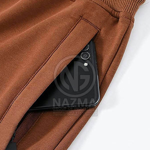 Shorts de sport taille mi-haute 100 % coton à séchage rapide, style urbain, avec logo personnalisé – Dernier design, prix raisonnable - Product Image 4