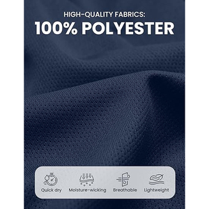 กางเกงขาสั้นออกกำลังกายโพลีเอสเตอร์ความหนาแน่นสูงสำหรับผู้ชาย ทนต่อรอยยับ ทนทาน เหมาะสำหรับวิ่ง ฝึกซ้อม บาสเกตบอล ใส่สบาย ดูแลรักษาง่าย - Product Image 2