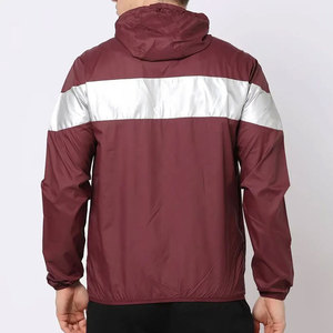 Sublimated Hooded Sports Windbreaker <b>Jacket</b> Men <b>Waterproof</b> Zipper Lightweight Custom Breathable - Product Image 3