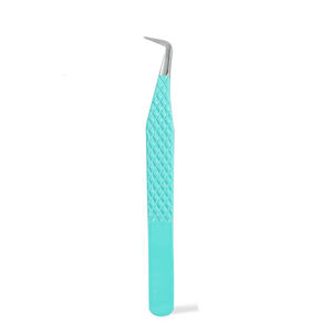 Pinzas para Pestañas de Acero Inoxidable con Puntas de Fibra, Pinzas para Cejas de Punta Fina - Product Image 1