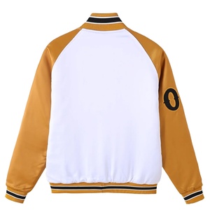 Chaquetas Universitarias de Satén para Hombre ALPHA PHI ALPHA, Chaquetas de Satén 100% Poliéster, Chaqueta Universitaria de Béisbol para Hombre, LETRA GRIEGA - Product Image 2
