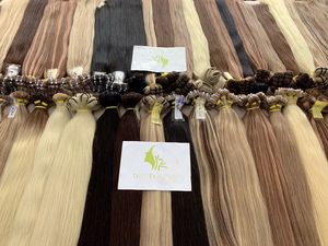Extensiones de cabello de trama Extensiones de trama de piel de cabello humano Nuevo cabello de trama - Product Image 1