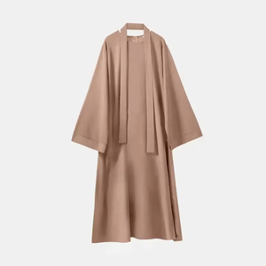 Abaya de luxe pour femmes, fabricant OEM, robe maxi musulmane avec broderie personnalisée et emballage à marque privée - Product Image 4