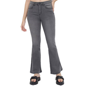 Everyday Casual Summer Women Flare Pant Soft Touch Material Eco-Friendly Breathable High Quality Cotton/Polyester Made - Product Image 1
