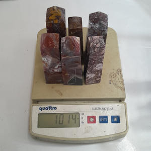 Piedras Preciosas de Torre Roja de Indonesia Naturales de Alta Calidad al por Mayor, Cristales Curativos Hechos a Mano, Tamaño 95 mm - Product Image 3