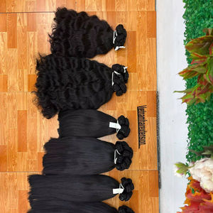 Extensions de cheveux bouclés de haute qualité, à la mode, 100% cheveux humains vierges Remy, tissage invisible, origine Vietnam - Product Image 1