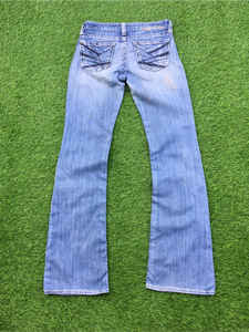 Jean baggy noir unisexe à jambe large, effet usé, style streetwear - Product Image 4