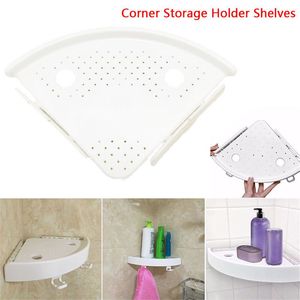 Mensola Angolare da Bagno Bianca Taglia Unica, Organizzatore da Parete in Ferro con Ganci Senza Tracce, Facile Installazione per Casa e Cucina - Product Image 4
