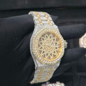 Premium Luxury Men's Automatic Stainless Steel White Moissanite <b>Diamond</b> Analog Handmade VVS1 Sapphire Crystal Luxury Fashion - Product Image 4