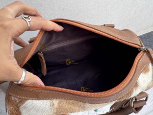 Nuevo Bolso de Hombro de Cuero Vacuno de Diseño Único con Borla de Piedra Azul, Estilo Occidental, para Uso Diario - Product Image 6