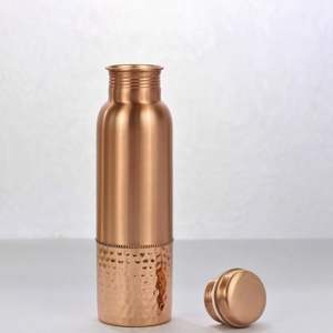 luxury <b>copper</b> <b>bottle</b> for hotel hospitality use <b>copper</b> <b>bottle</b> for restaurant table serving <b>copper</b> <b>bottle</b> for spa wellness centers - Product Image 3