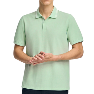 Polo casual de corte regular para hombre, la mejor calidad, 100% algodón, venta al por mayor, muestra gratuita, polo con cuello personalizado, polo de manga corta para hombre - Product Image 2