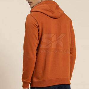 Nouveaux sweats à capuche tendance pour hommes, grandes tailles, en coton, style décontracté, prix bas, sweats à capuche mi-zippés unis pour hommes, en vente en ligne - Product Image 2