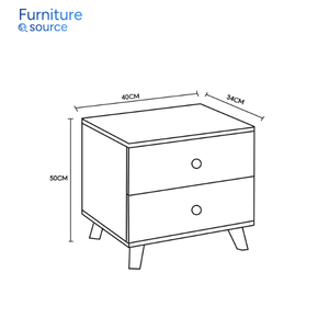 Mesita de noche con cajón multicompartimento, mesita de noche OEM Vietnam, mesita de noche funcional para almacenamiento de dormitorio - Product Image 3
