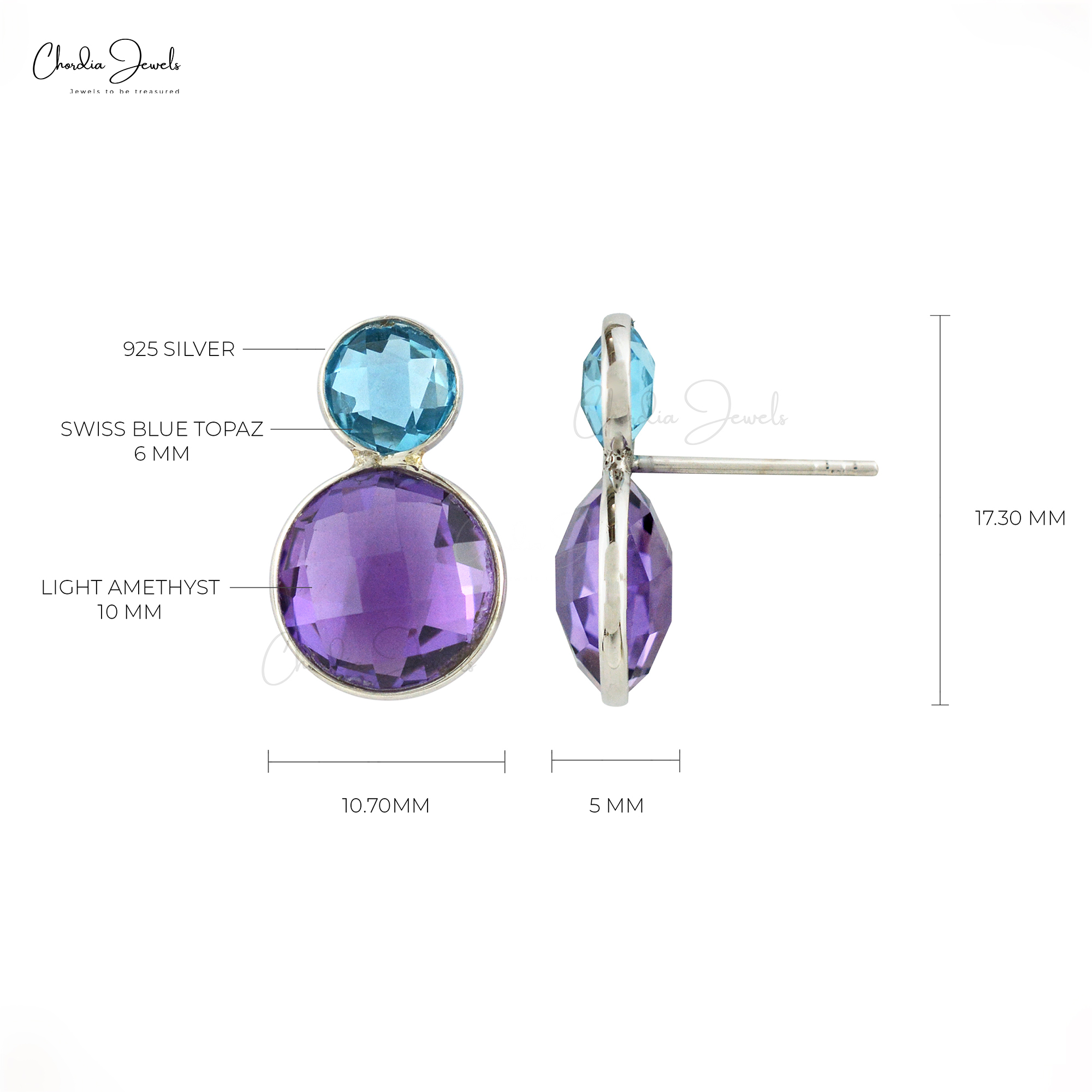 Rhodium Plated